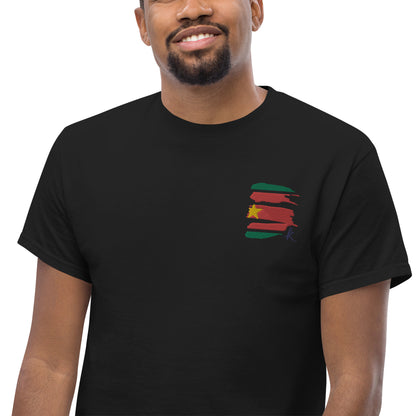 T-shirt classique unisexe brodé Karu Guadeloupe