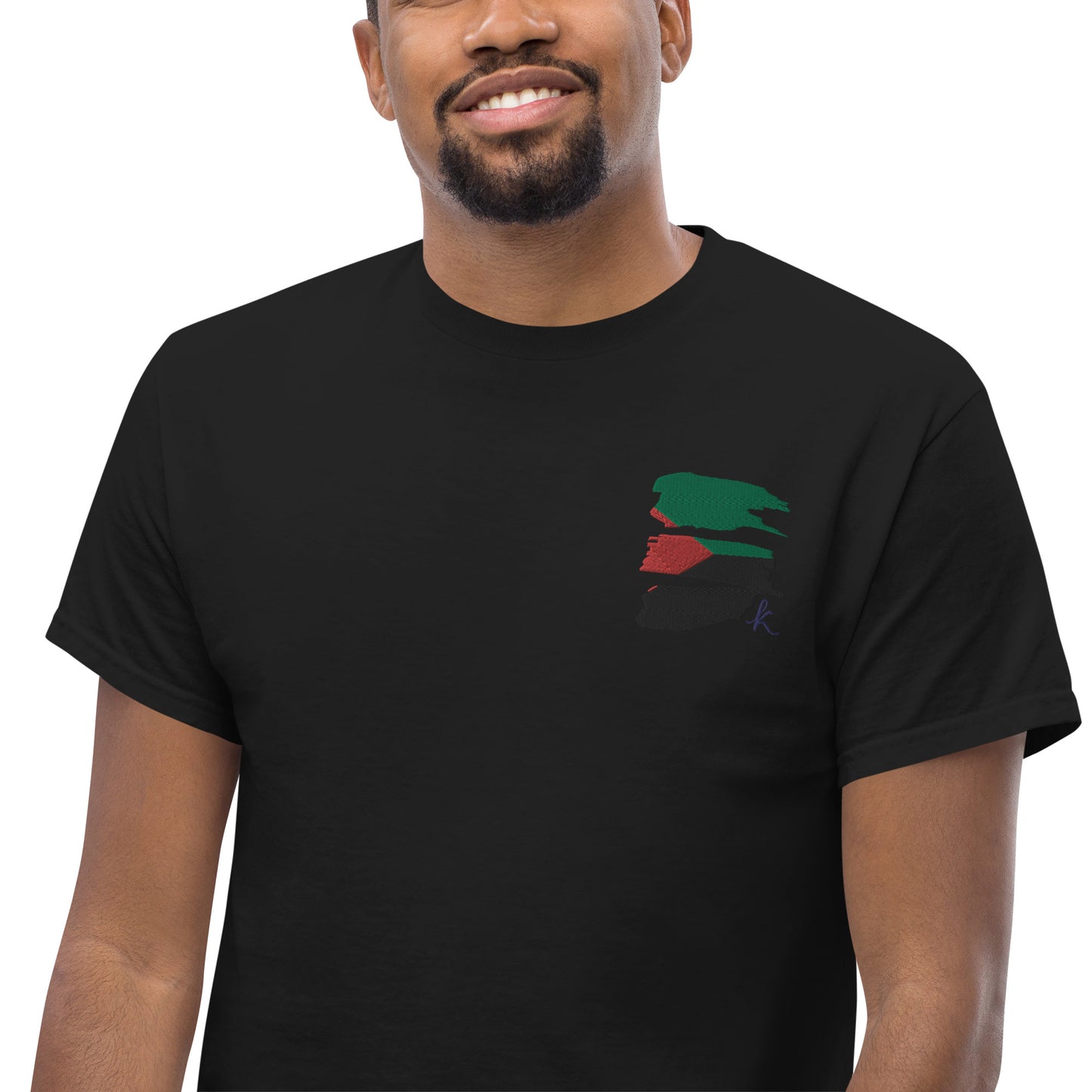 T-shirt classique brodée Karu Martinique