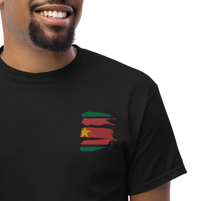 T-shirt classique unisexe brodé Karu Guadeloupe